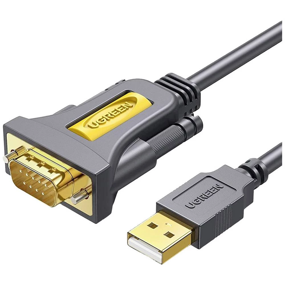UGREEN USB kabel USB-A utikač, VGA 9-polni utikač 1 m siva 20210 slika
