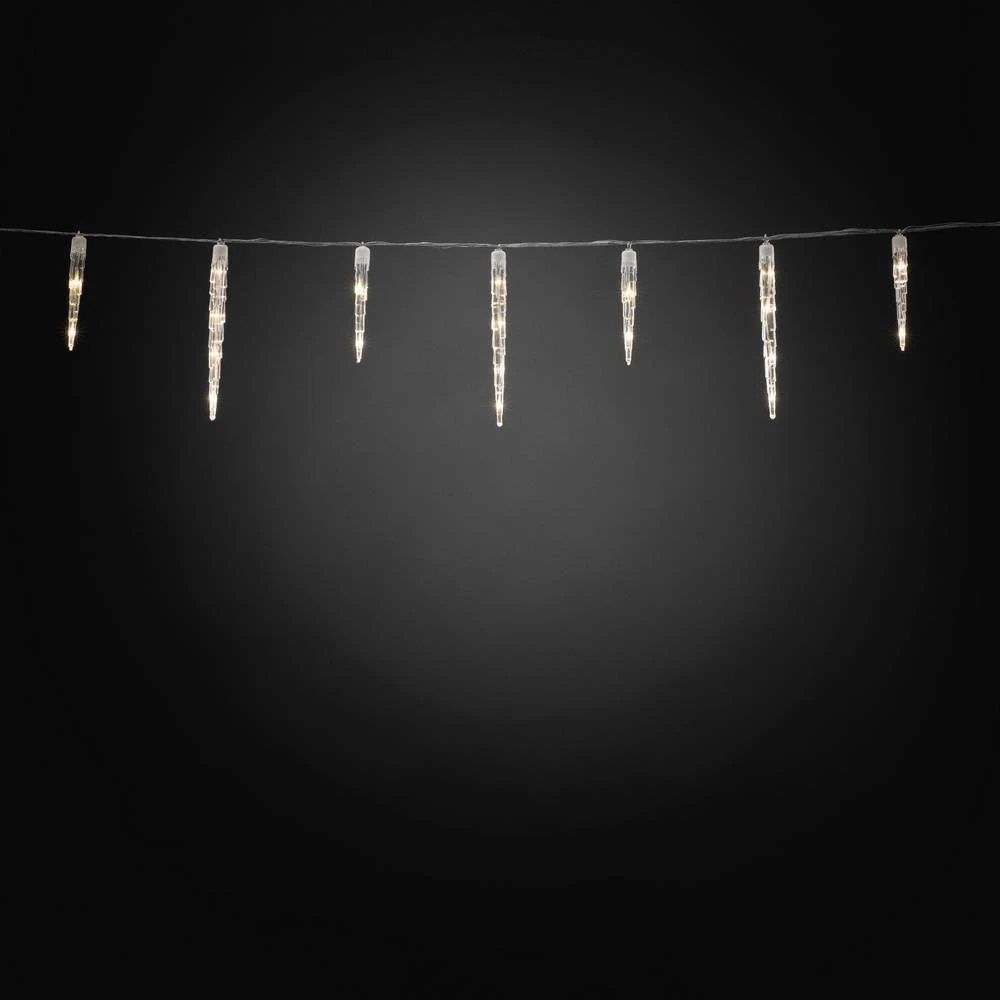 Svjetlosna zavjesa u obliku ledenih sviječa Vani 24 V 96 LED Toplo-bijela Konstsmide slika