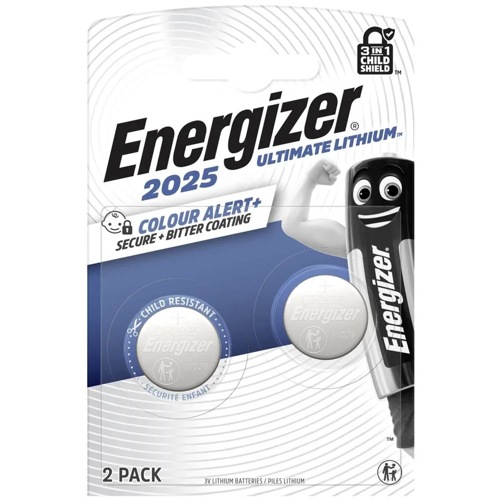 Energizer gumbasta baterija CR 2025 3 V 2 St. 155 mAh litijev E304205900 slika
