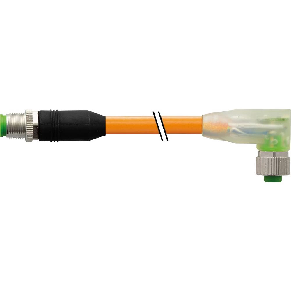 Murrelektronik 7000-40363-4880030 utični konektor za senzor/aktivator, konfekcionirani M12 x 1 ravni muški konektor, žen slika