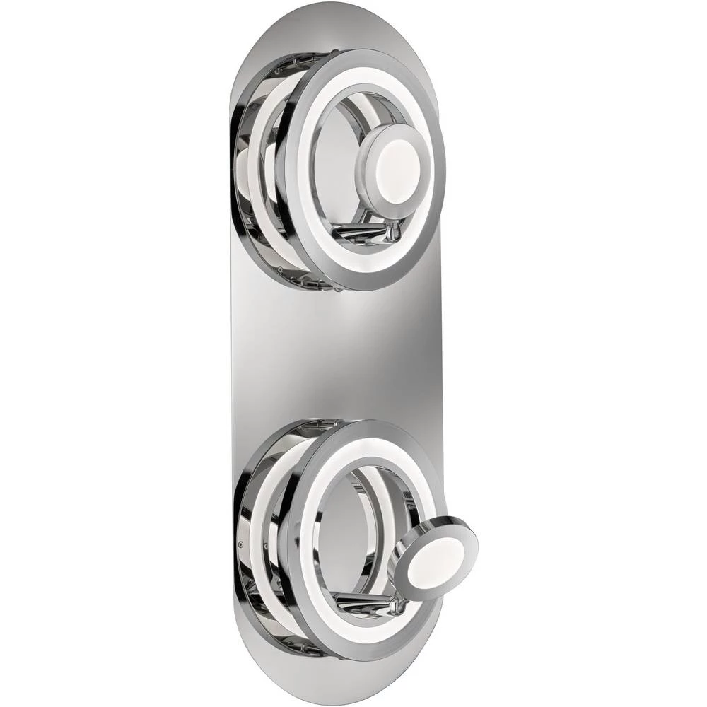 LED stropni reflektor 17 W Toplo-bijela WOFI AIDEN 7438.02.01.7000 Krom boja slika