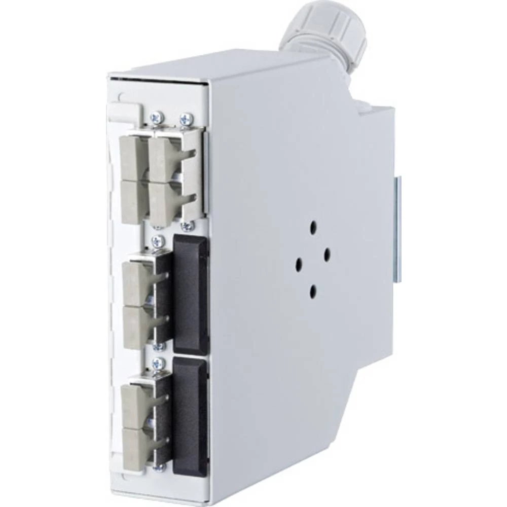 Razdjelnik za spajanje svjetlovoda Metz Connect 150240C20410E Siva (RAL 7032) slika