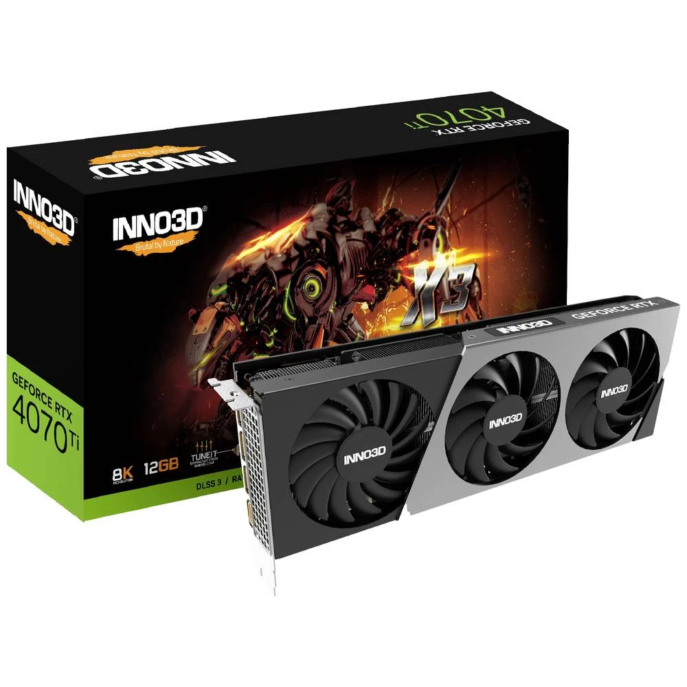 Inno 3D grafička kartica Nvidia GeForce RTX 4070 Ti 12 GB GDDR6X-RAM PCIe 4.0 x16, HDMI™, DisplayPort slika