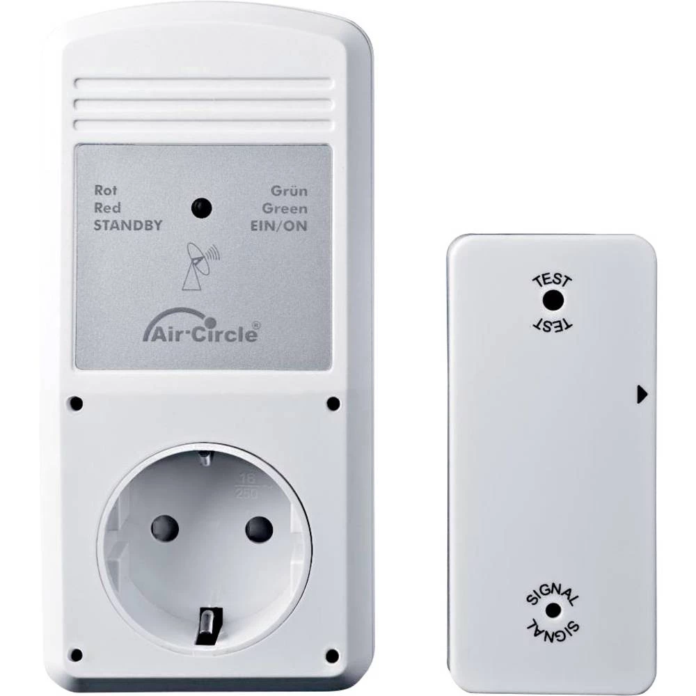 Bežični utični adapter/prekidač za odvod zraka Wallair BL220F 3 W Bijela slika