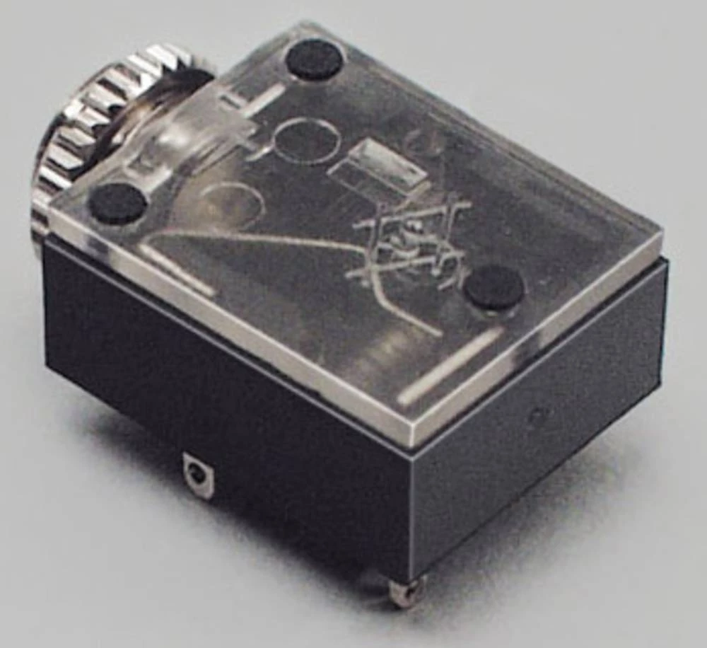 Jack utični konektor 3.5 mm Ženski konektor, horizontalna ugradnja Broj polova: 3 Stereo Crna TRU COMPONENTS 1 ST slika