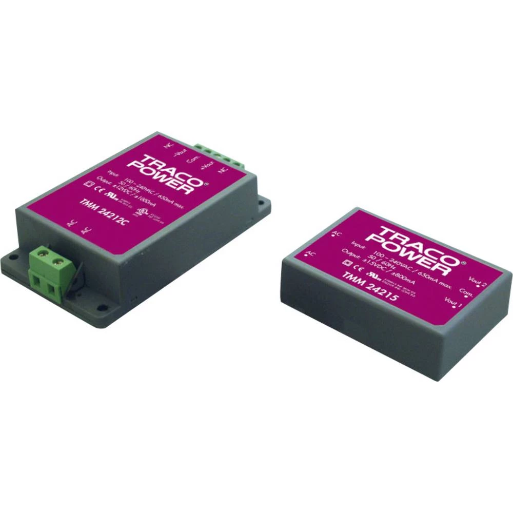 TracoPower TMM 24112C modul za adapter napajanja, print adapter napajanja AC / DC sklopno napajanje, 24W, 12V / 2.0A slika