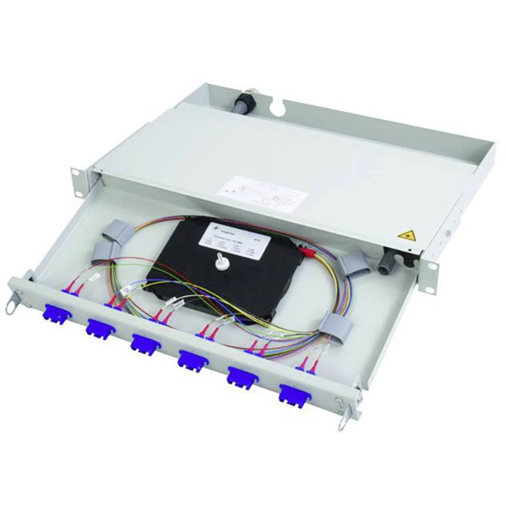 Patch Panel za optičke kablove 12 ulaza SC Telegärtner 1 U slika
