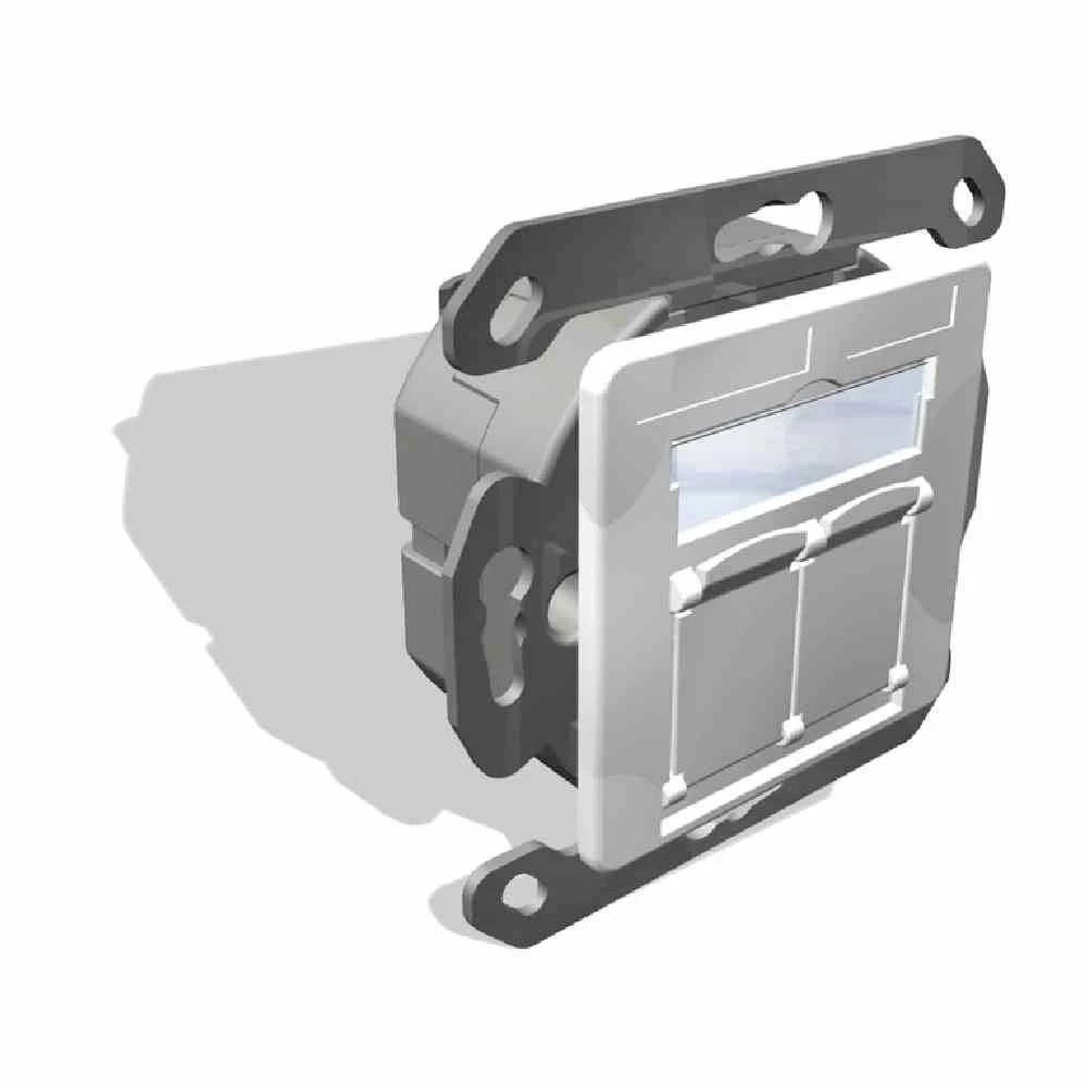 Leviton kutija za podatkovnu vezu ugradnja, podžbukna upotreba/utičnica cat 6 slika