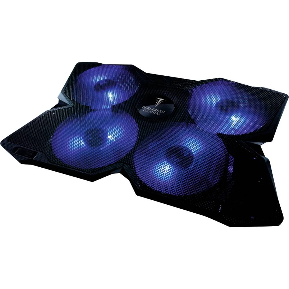 Berserker Gaming BERSERKER stalak za prijenosno računalo s funkcijom hlađenja podesivi ventilator slika