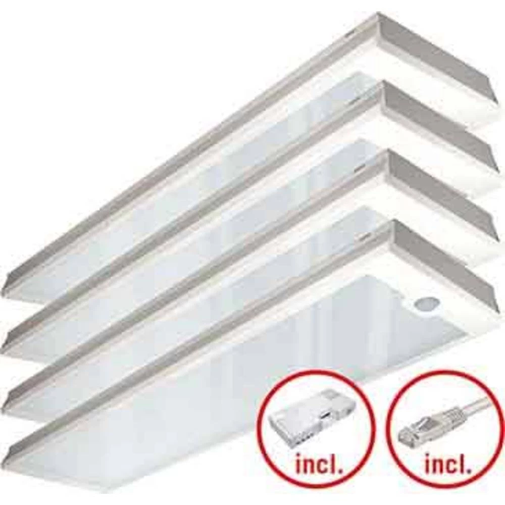 LED stropna svjetiljka LED LED fiksno ugrađena ESYLUX PNLCEL14 #EQ10127557 EQ10127557 Bijela slika