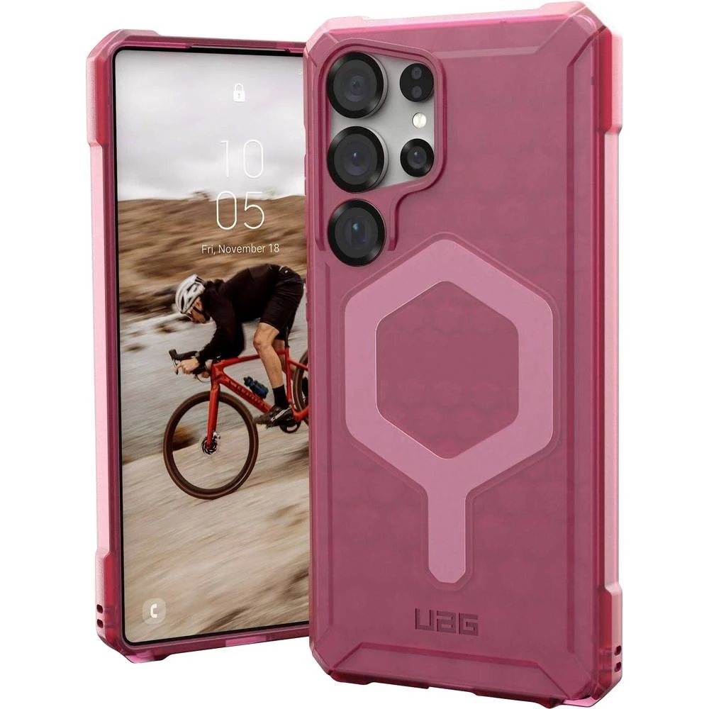 Urban Armor Gear Essential Armor vanjska torbica za mobilni telefon Samsung Galaxy S25 Ultra ružičasta, prozirna indukti slika