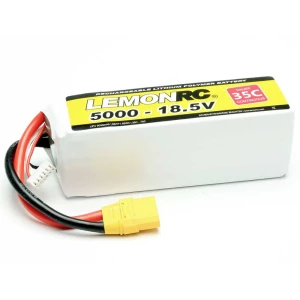 LemonRC lipo akumulatorski paket za modele 18.5 V 5000 mAh Broj ćelija: 5 35 C softcase XT90 slika