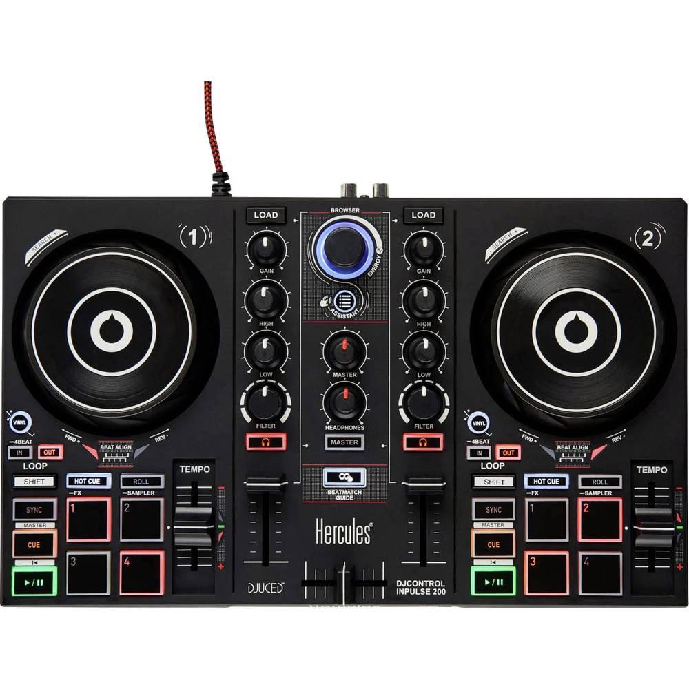 DJ Upravljač Hercules DJControl Inpulse 200 slika