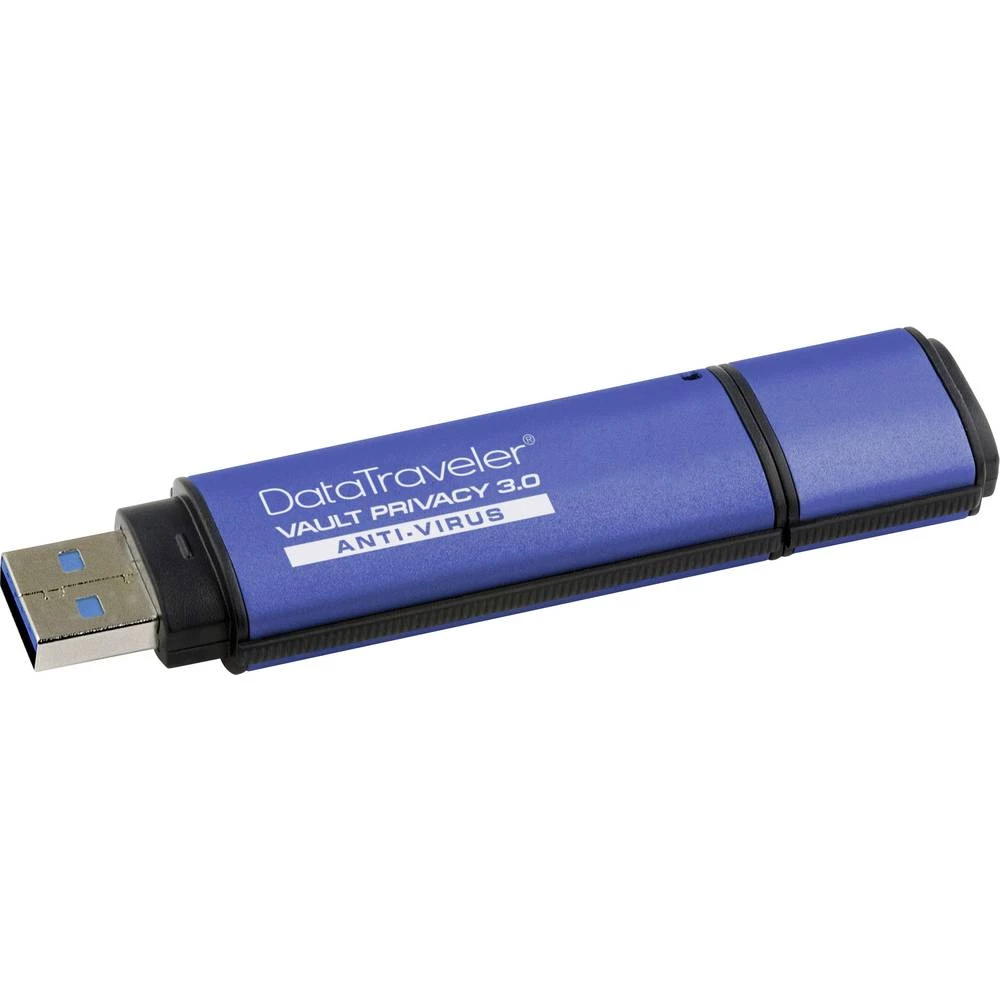 USB Stick 64 GB Kingston DataTraveler Vault Privacy 3.0 Plava boja DTVP30AV/64GB USB 3.0 slika