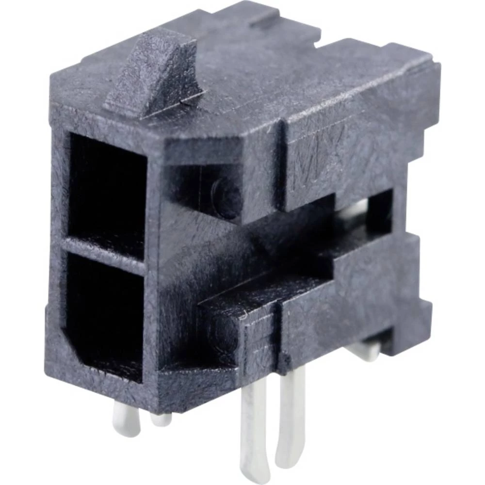 Molex 430450206 1800 pcs Micro-Fit 3.0 Right-Angle Header, 3.00mm Pitch, Dual Row, 2 Circuits, with PCB Press-fit Metal Retention slika
