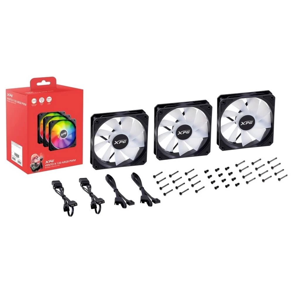 ADATA VENTO R 120 ventilator za PC kućište crna slika