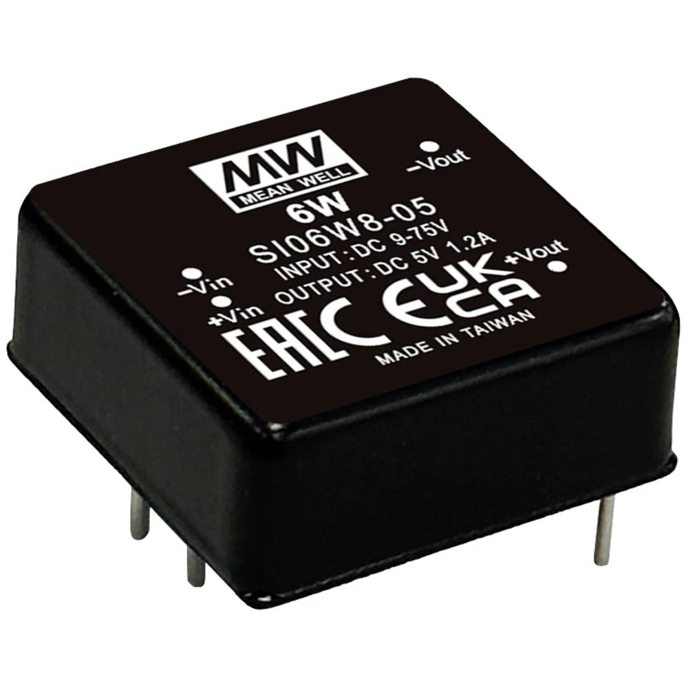 MEAN WELL SI06W8-24 DC/DC pretvarač za tiskano vezje 48 V/AC 24 V 0.25 A 6 W Broj izlaza: 1 x Content kom. slika