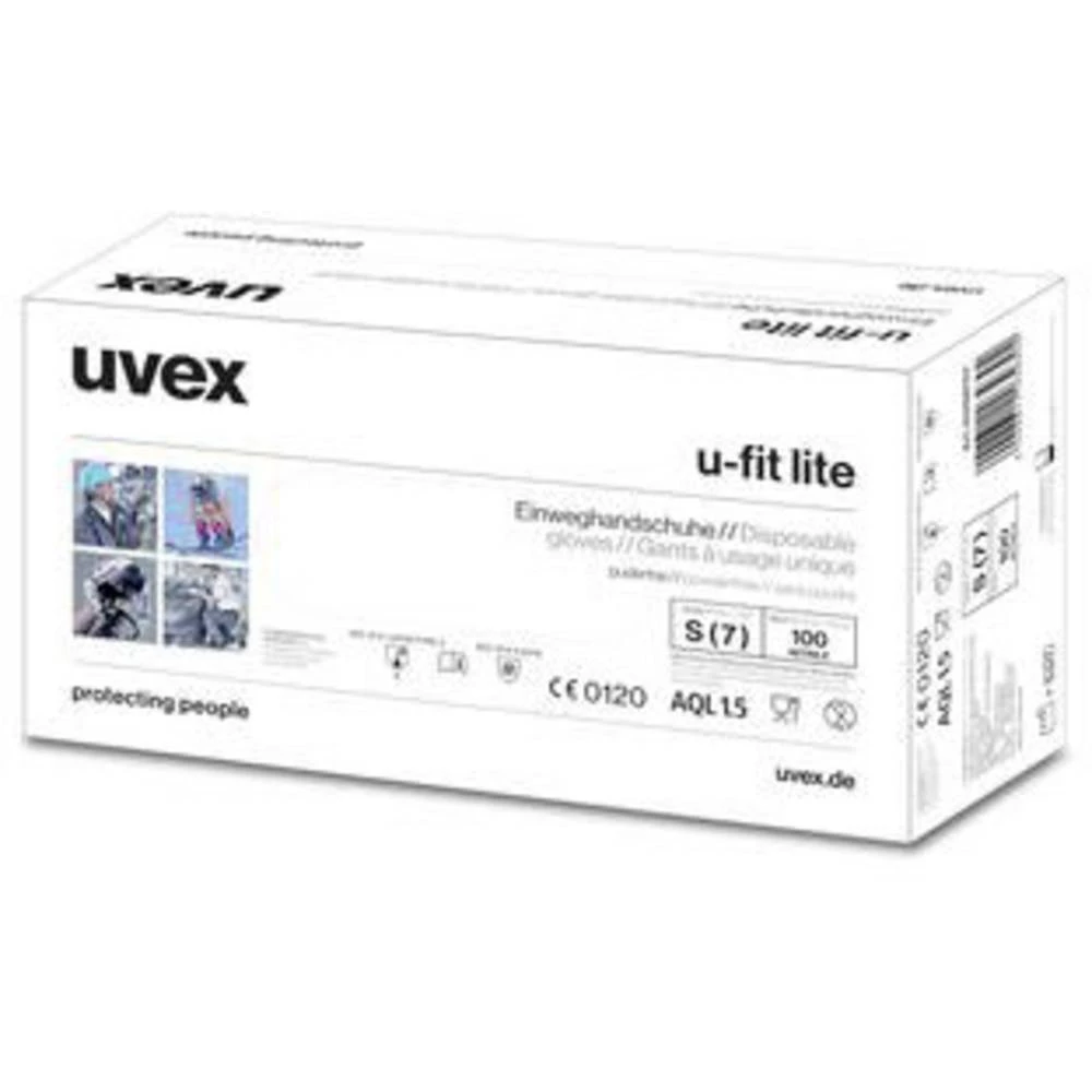 Rukavice za jednokratnu uporabu Veličina (Rukavice): XL EN 374 Uvex u-fit lite 6059710 100 ST slika