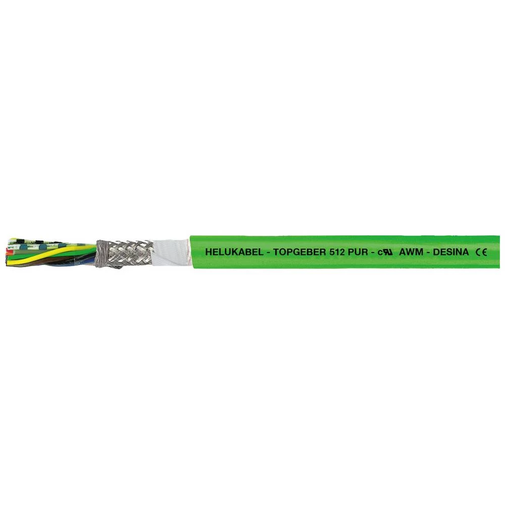 HELU TOPGEBER 512 kabel za sinkroni davač 2 x 0.18 mm² + 5 x 0.50 mm² zelena 707115 500 m slika