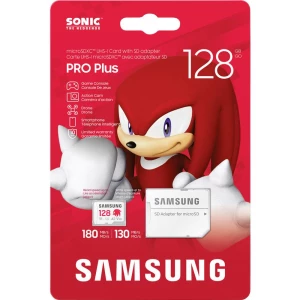 Samsung Sonic Edition - "Knuckles" microsdxc kartica maloprodaja 128 GB A2 Application Performance Class, v30 Video Spee slika