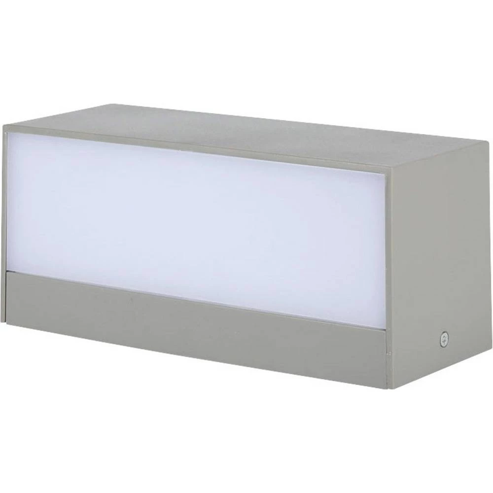 V-TAC VT-8057 8242 LED zidna svjetiljka 12 W toplo-bijela siva slika
