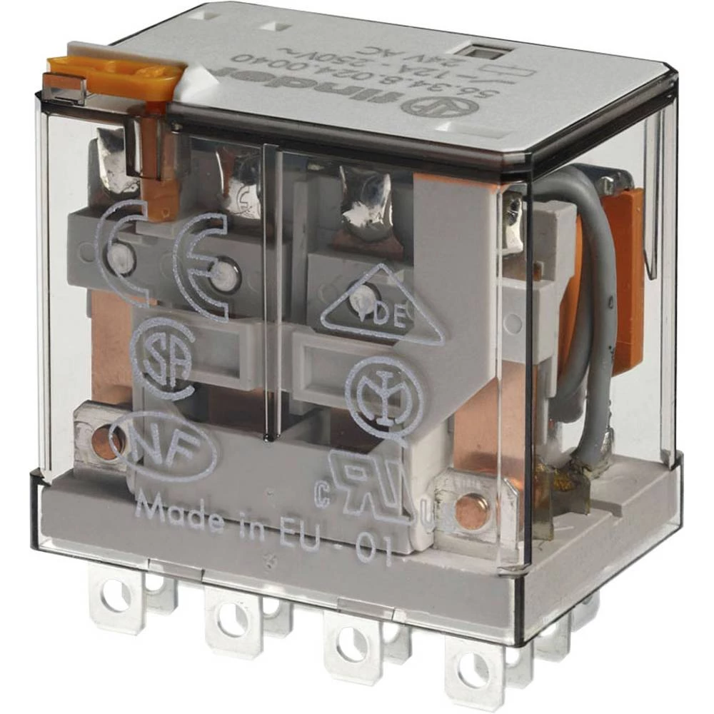 Finder 56.34.8.230.0050 utični relej 230 V/AC 12 A 4 prebacivanje 10 St. slika