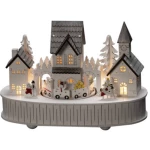 Konstsmide 3269-210 kuća, crkva toplo bijela LED bijela s glazbom, timer