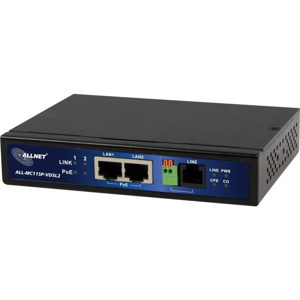 Allnet ALL-MC115PVDSL2 Slave Modem proširenje mreže 2-žice Raspon (maks.): 1000 m 1 St. 100 MBit/s slika