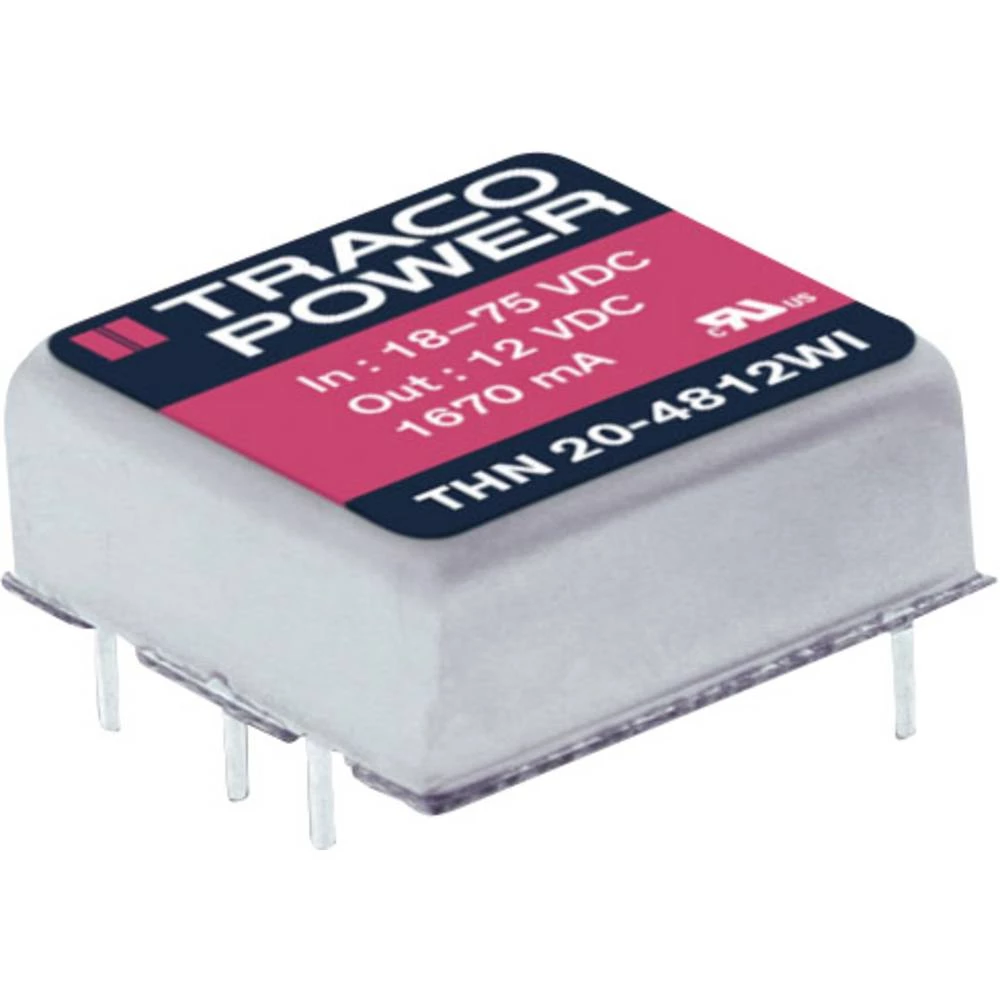 DC / DC pretvarač, THN 20WI serija TracoPower THN 20-2412WI Ulaz Izlaz slika