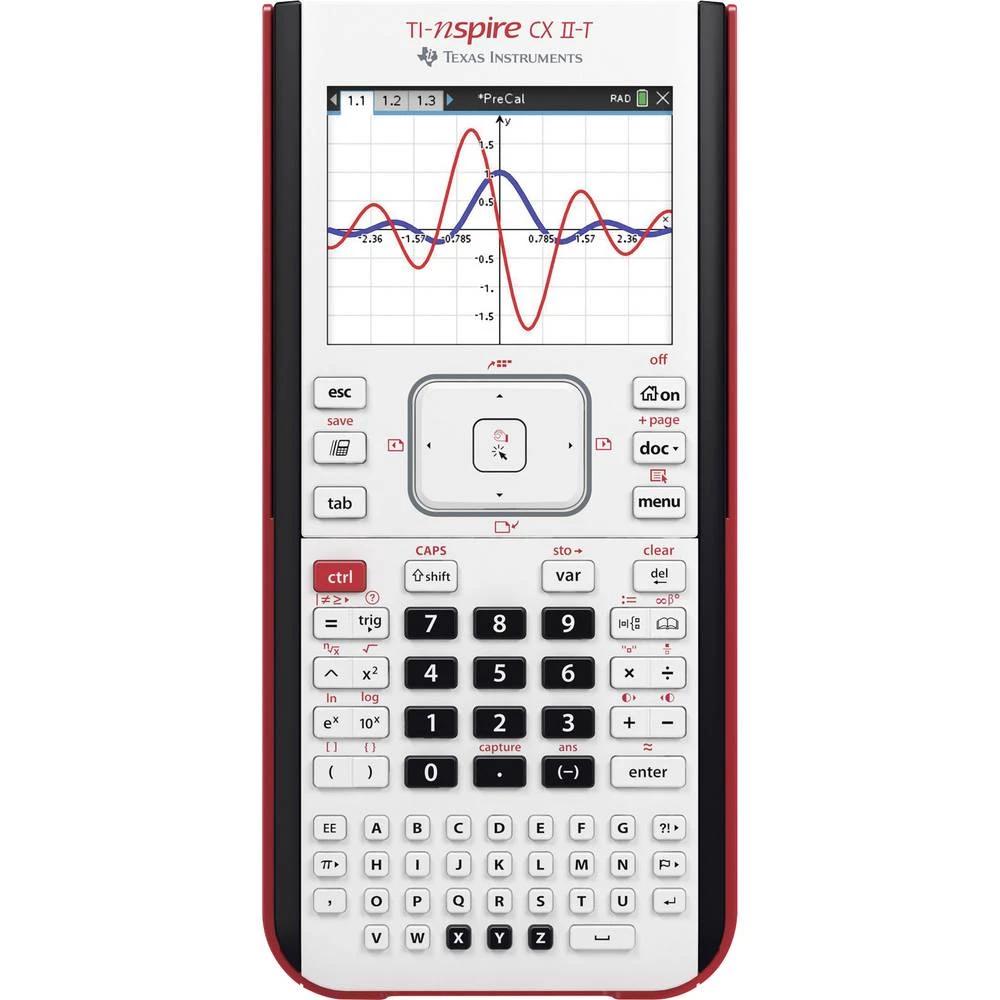 Grafički kalkulator Texas Instruments TI-NSpire&trade; CX II-T Crna pogon na punjivu bateriju (Š x V x d) 100 x 23 x 200 mm slika