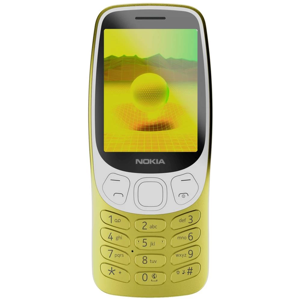 Nokia 3210 4G dual SIM mobilni telefon zlatna slika