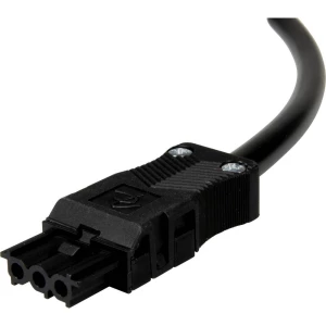 Adels-Contact 92846330 mrežni priključni kabel slobodan kraj - mrežni konektor Ukupan broj polova: 2 + PE crna 3.00 m 25 St. slika