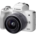 Sistemska kamera Canon EF-M 15-45 Kit EF-M 15-45 mm Kućište, Uklj. akumulator, Uklj. standardni zoom objektiv 24.1 MPix Bijela 4