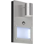 Vanjsko zidno svjetlo s detektorom pokreta LED GU10, LED fiksno ugrađena 10 W WOFI Marvel 4046.02.97.7002 Plemeniti čelik (bruše