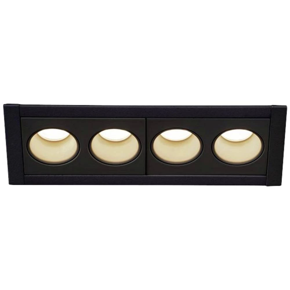 SLV MILANDOS 4 1005408 LED ugradna svjetiljka    toplo bijela crna slika