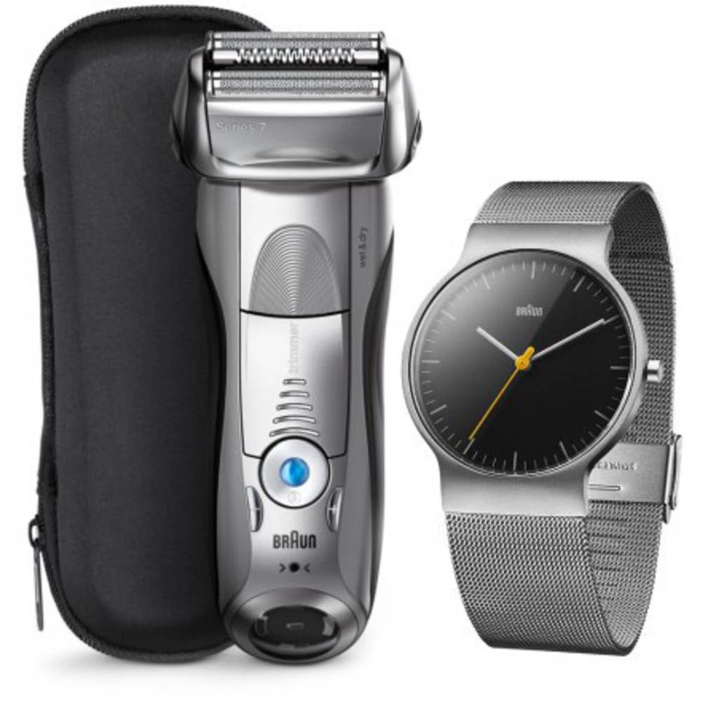 Aparata za brijanje Braun Series 7-7893s inklusive Braun Armbanduhr BN0211 Srebrna slika