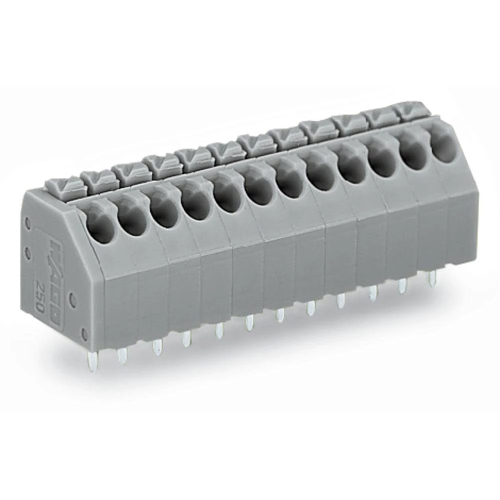 WAGO 250-104/000-012 opružna blok spojka 1.50 mm² Broj polova (broj) 4 narančasta 300 kom. slika