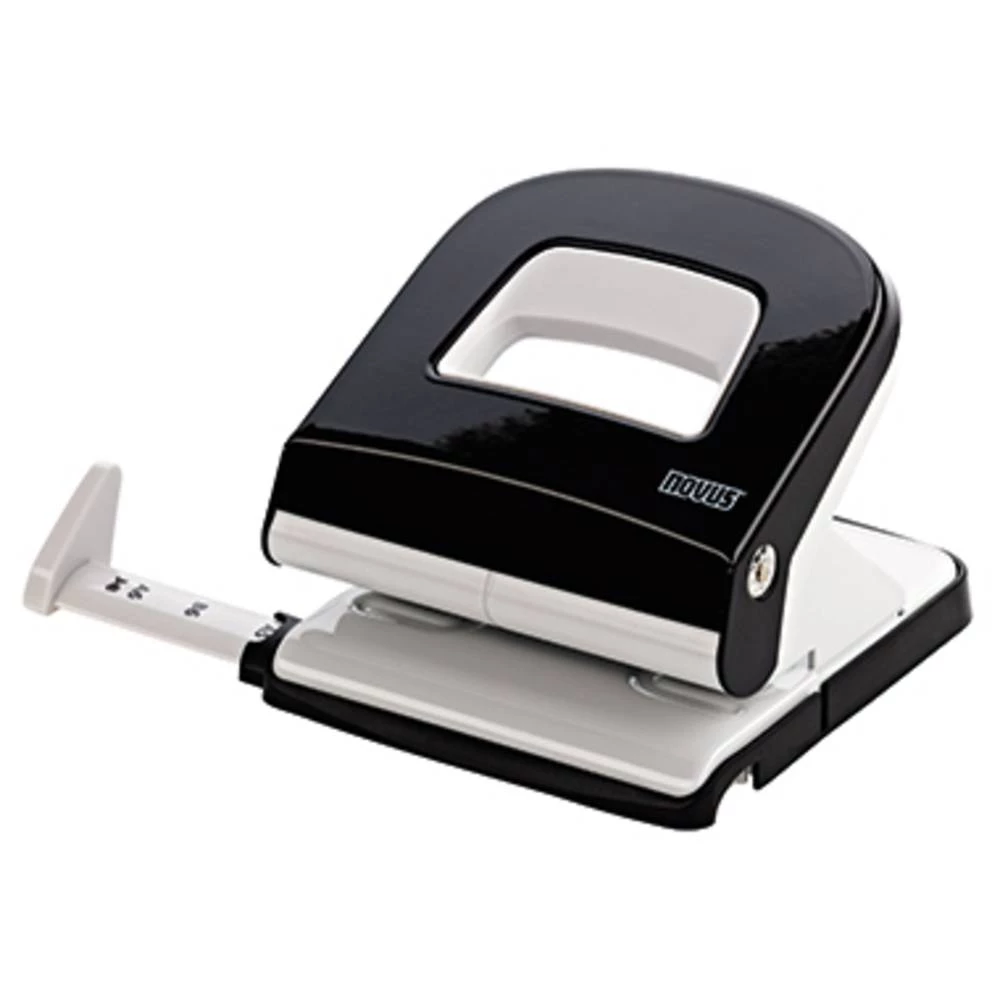 Novus 025-0575 Uredski bušač Crna/siva (Š x V x d) 120 x 66 x 139 mm slika