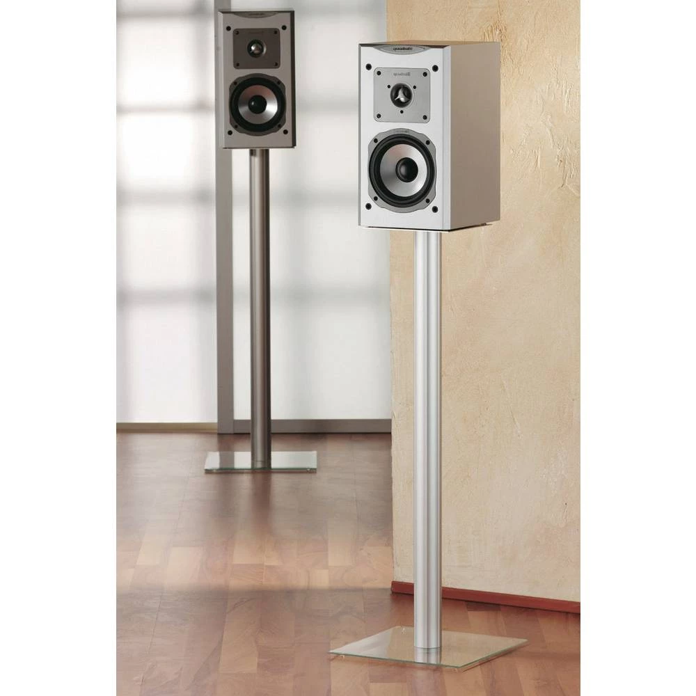 VCM Morgenthaler Boxero Maxi Stalak za zvučnike Togi nosač Tlo-/Udaljenost od stropa (maks.): 71 cm Srebrna, Stakleno prozirna 1 slika