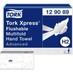 TORK Xpress® brzo otapajući višestruki ručnici za ruke, bijeli H2, napredni, dvoslojni, 21 x 200 listova, 129089 129089