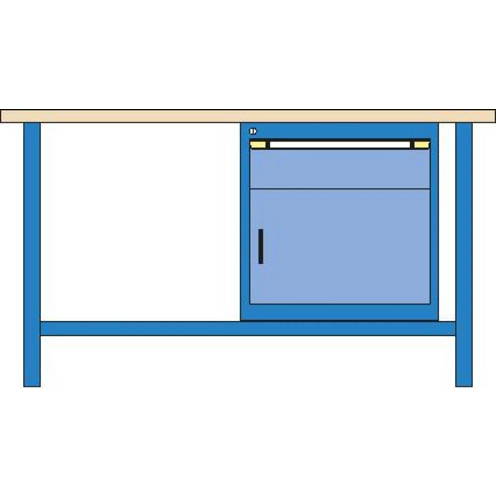 Thur-Metall 84483333_1460 radna tezga (Š x V x d) 2000 x 840 x 700 mm slika