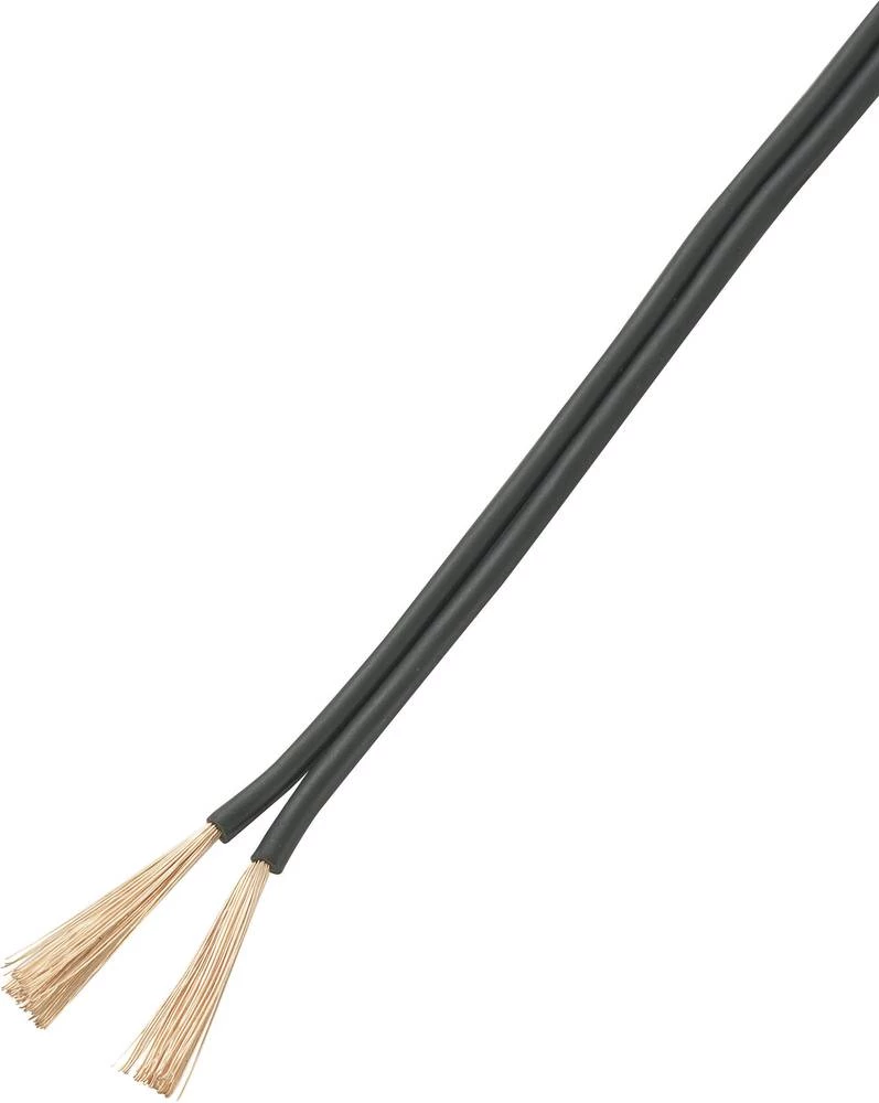 Pletenica 2 x 4 mm&sup2; Crna TRU COMPONENTS 93030c544 10 m slika