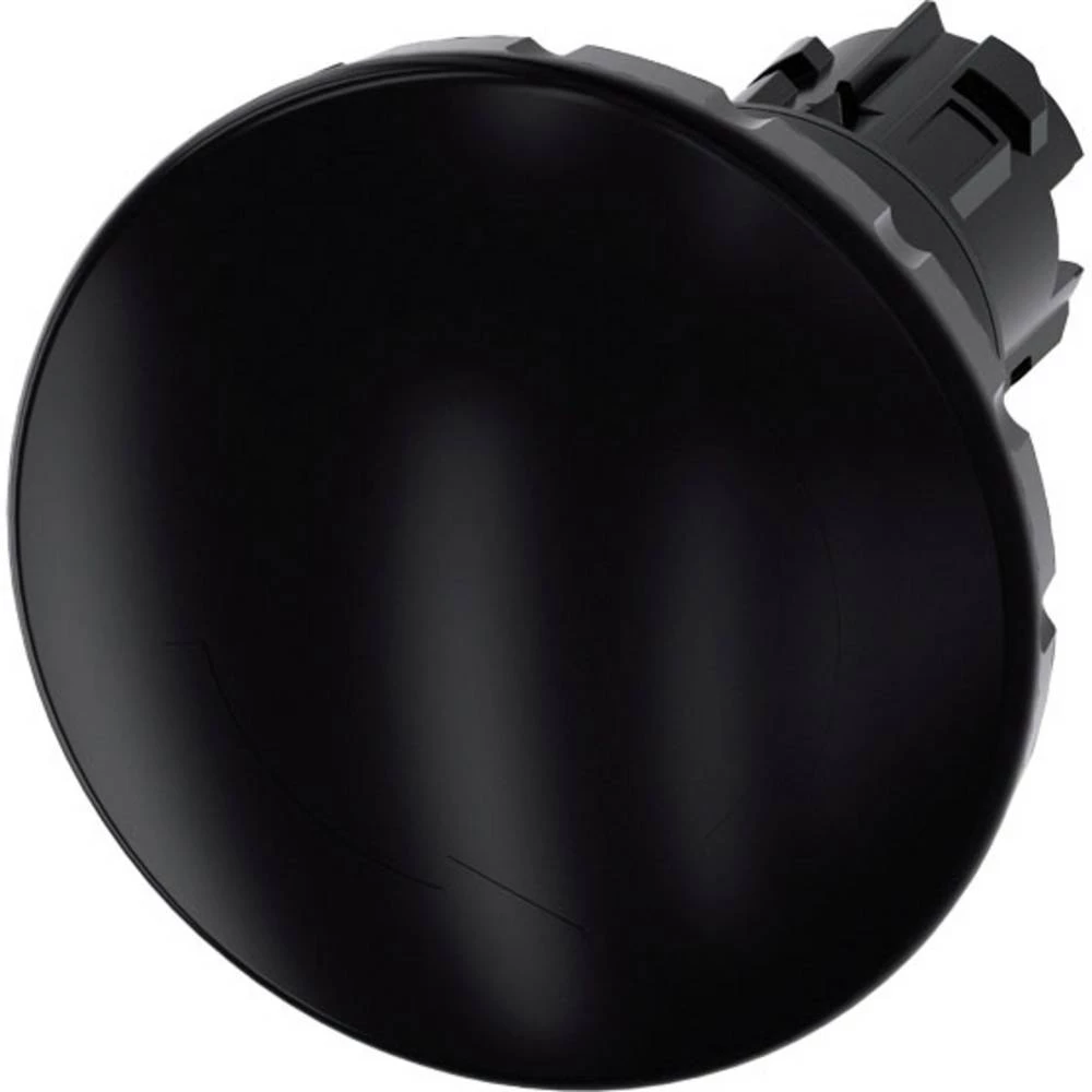 Siemens 3SU1000-1JB10-0AA0 gljivasto tipkalo  dugme crna  otpiranje okretanjem 1 St. slika