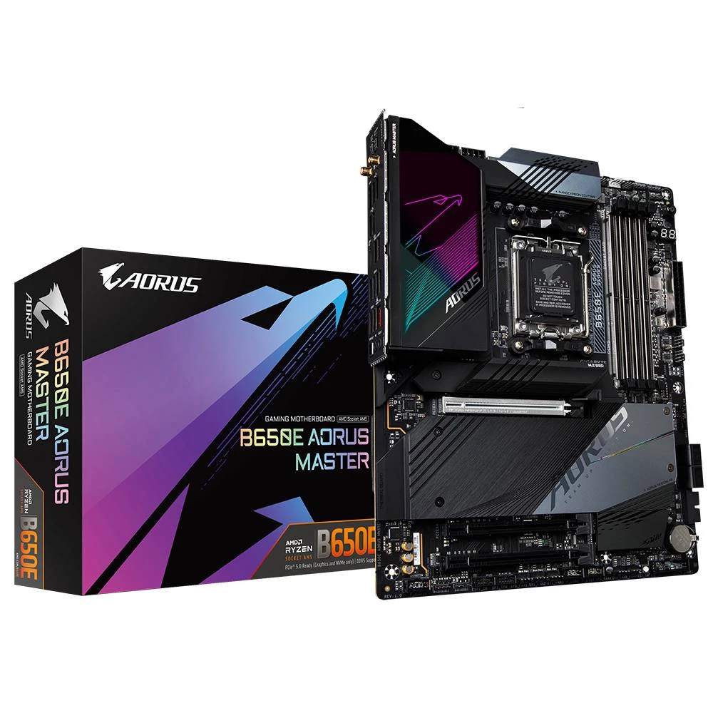 Gigabyte B650E AORUS MASTER (rev. 1.0) matična ploča Baza #####AMD AM5 Faktor oblika (detalji) ATX Set čipova matične ploče AMD® B650 slika