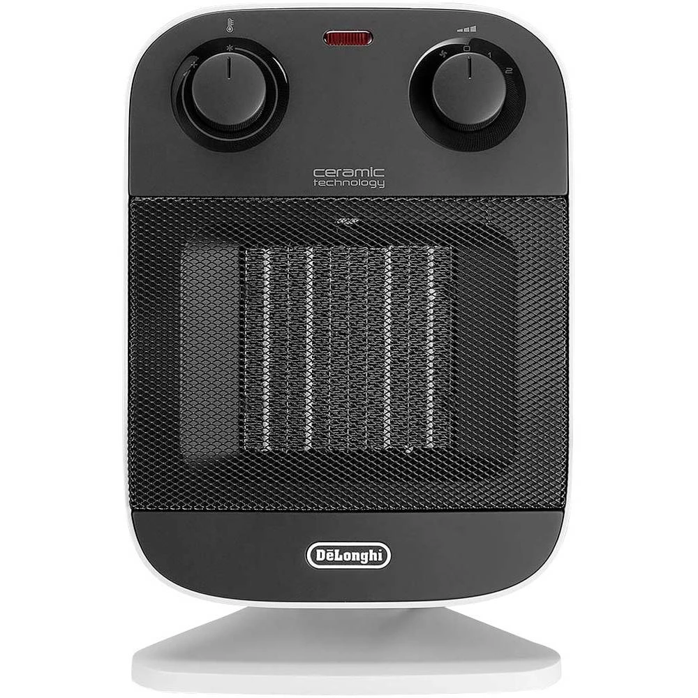 DeLonghi 0114651000 Keramički ventilatorski grijač 60 m&sup3; Crna, Srebrna slika