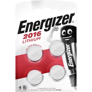 Energizer CR2016 Gumbasta baterija CR 2016 Litijev 90 mAh 3 V 4 ST slika