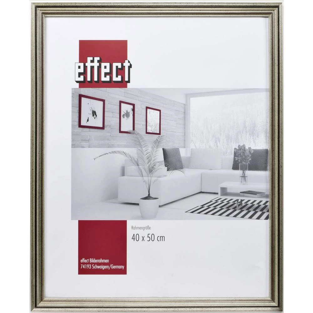 Effect Bilderrahmen 0440,4050,01 izmjenjivi okvir za slike Format papira: 40 x 50 cm  srebrna slika