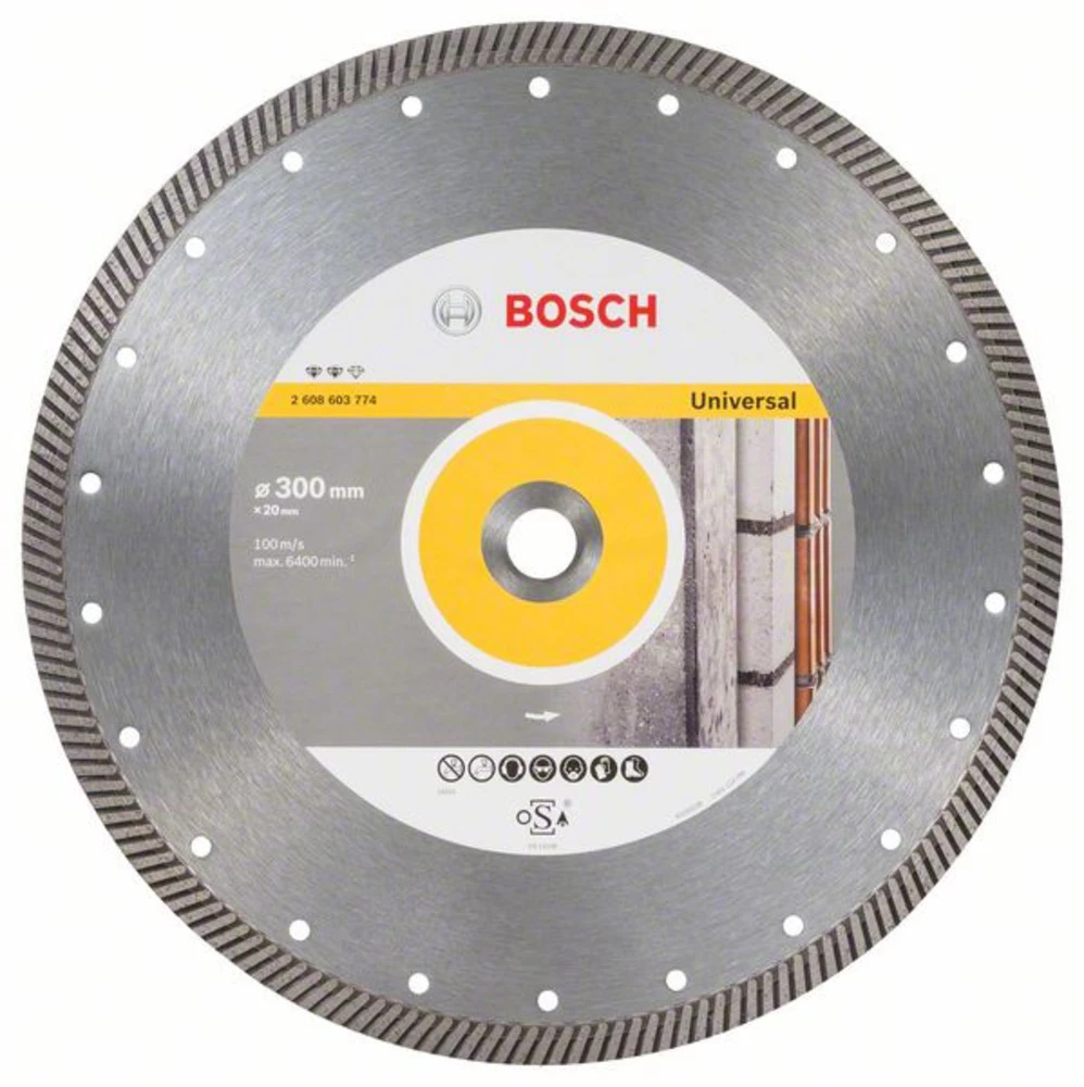 Dijamantni nož Expert za Universal Turbo, 300 x 20.00 x 2.2 x 12 mm Bosch Accessories 2608603774 promjer 300 mm 1 ST slika