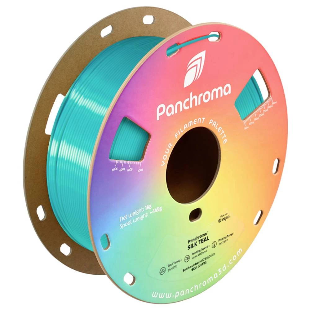 Polymaker CA03019 Panchroma™ Silk 3D pisač filament PLA svilenkasti sjaj 1.75 mm 1000 g Polymaker Teal 1 kom. slika