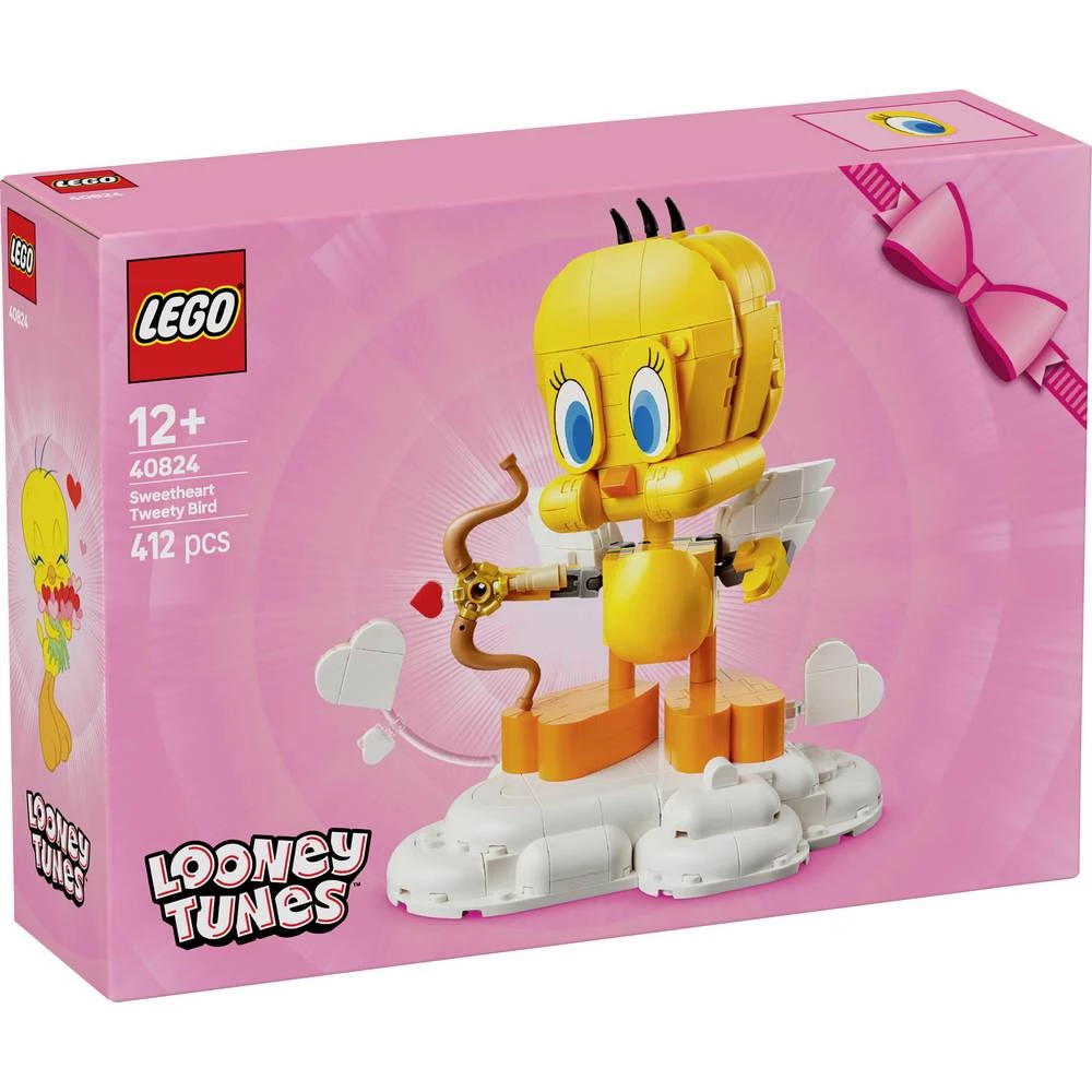 40824 LEGO® ICONS™ Looney Tunes™ Ljubavni glasnik Tweety (40824); Set za gradnju; Figurica za izložbu slika